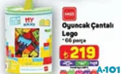 MGS OYUNCAK ÇANTALI LEGO 66 PARÇA